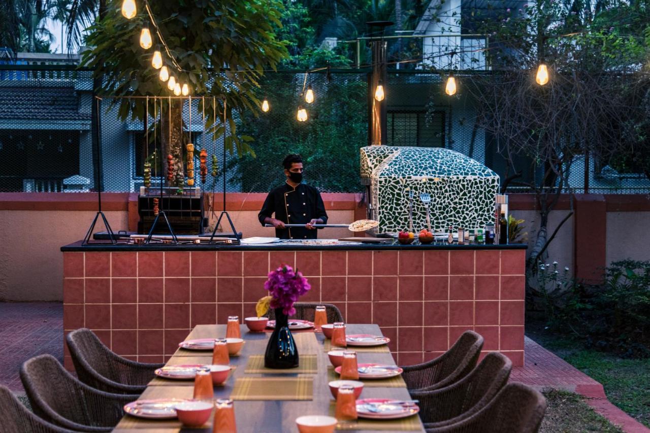 Saffronstays Casa Del Palms, Alibaug - Luxury Pool Villa With Chic Interiors, Alfresco Dining And Island Bar Alibág Kültér fotó