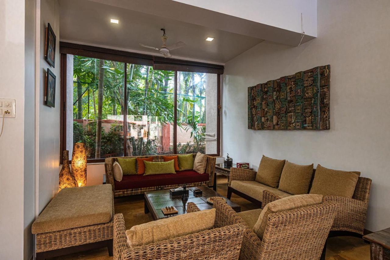 Saffronstays Casa Del Palms, Alibaug - Luxury Pool Villa With Chic Interiors, Alfresco Dining And Island Bar Alibág Kültér fotó